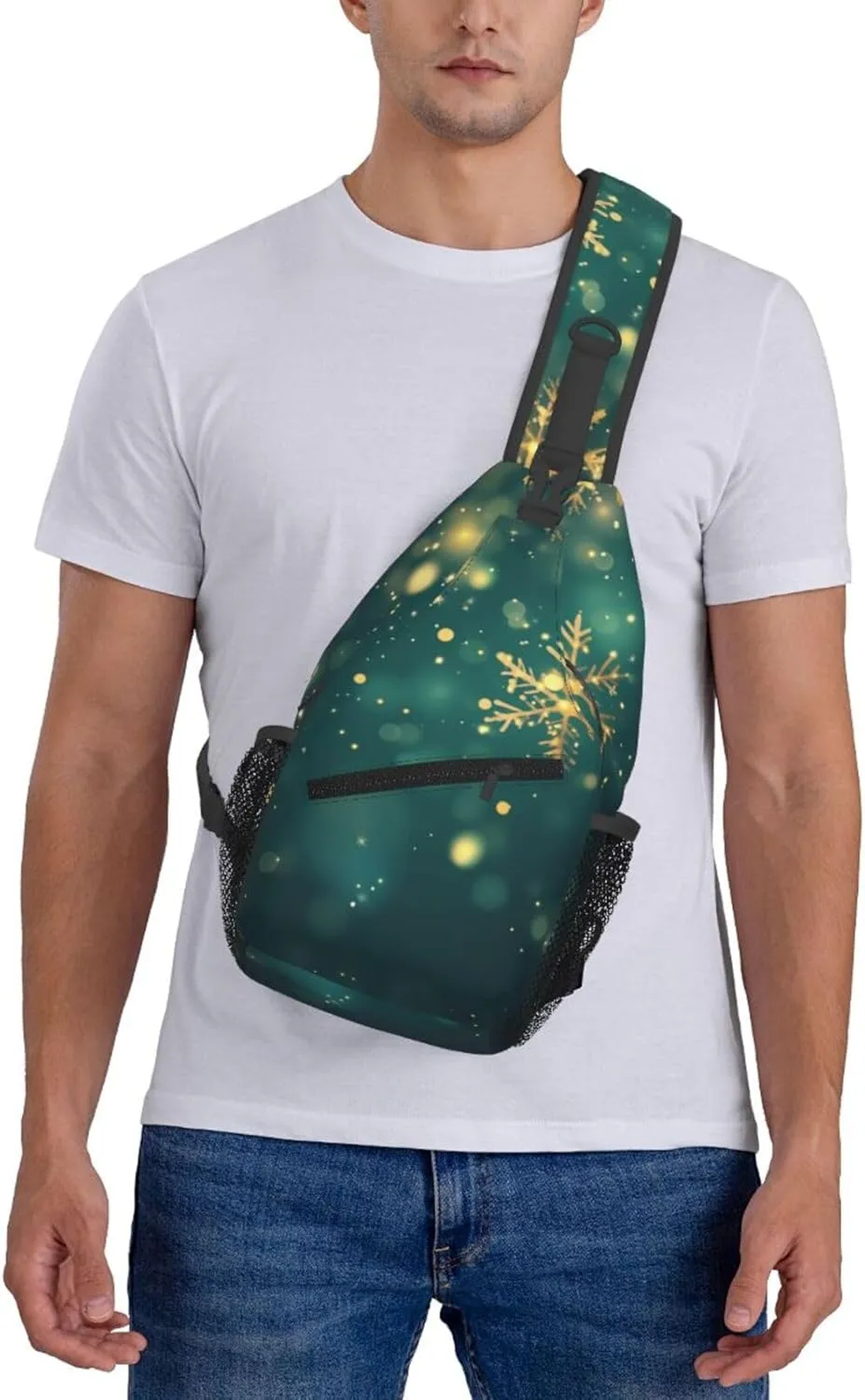 Sling Bag Baseball Vintage Sport Hiking Daypack Crossbody Shoulder Backpack Travel Chest Pack for Men Women