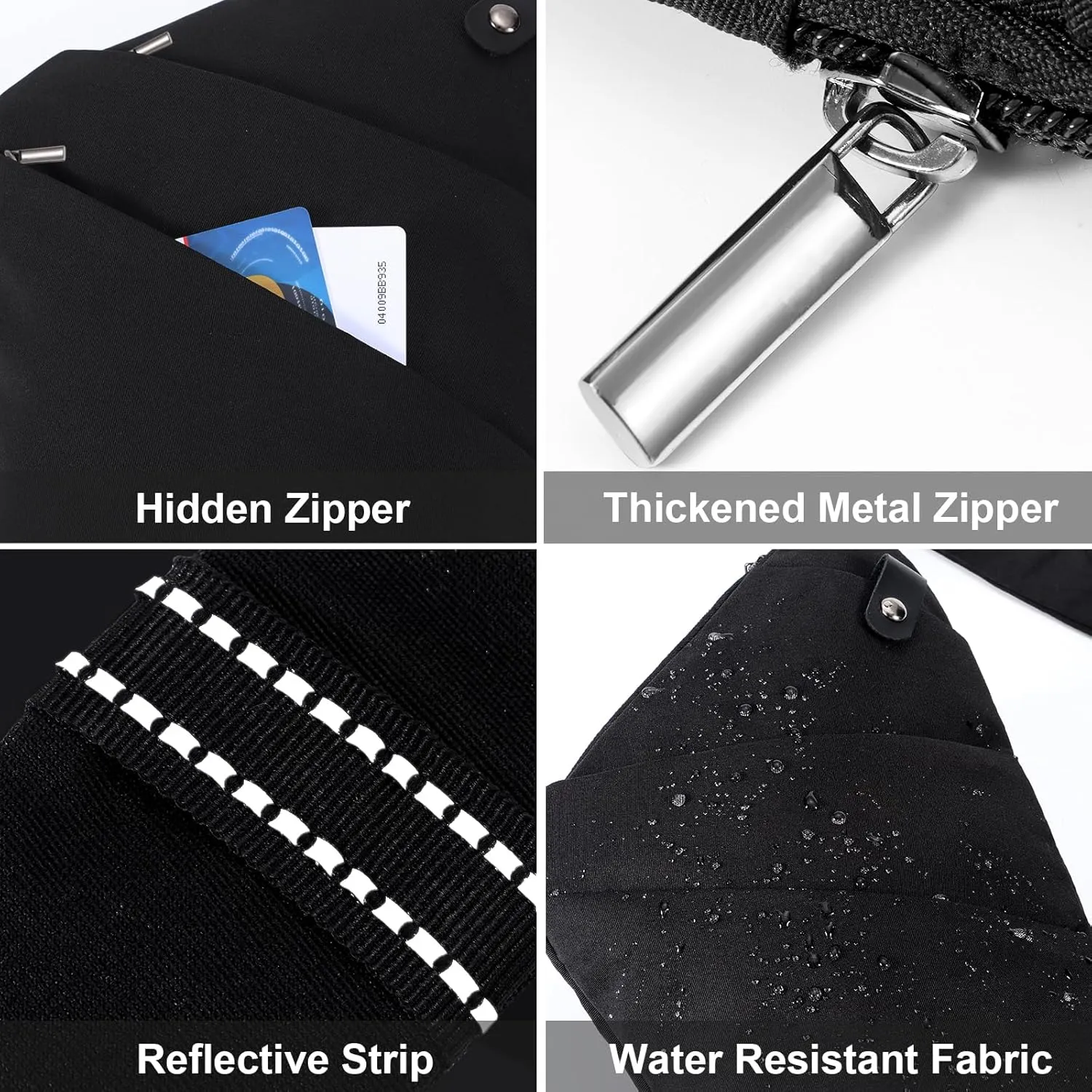 Sling Bag Cross Body Bag, Anti Theft Crossbody Bags for Travel Lightweight Chest Shoulder Bags for Women Men