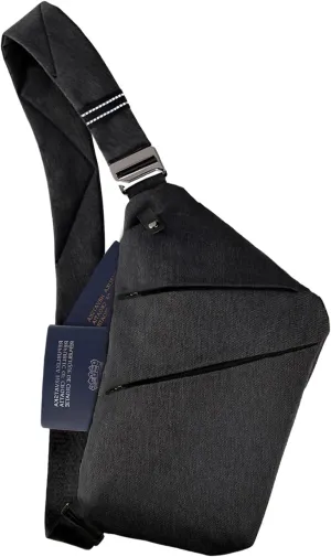 Sling Bag Cross Body Bag, Anti Theft Crossbody Bags for Travel Lightweight Chest Shoulder Bags for Women Men