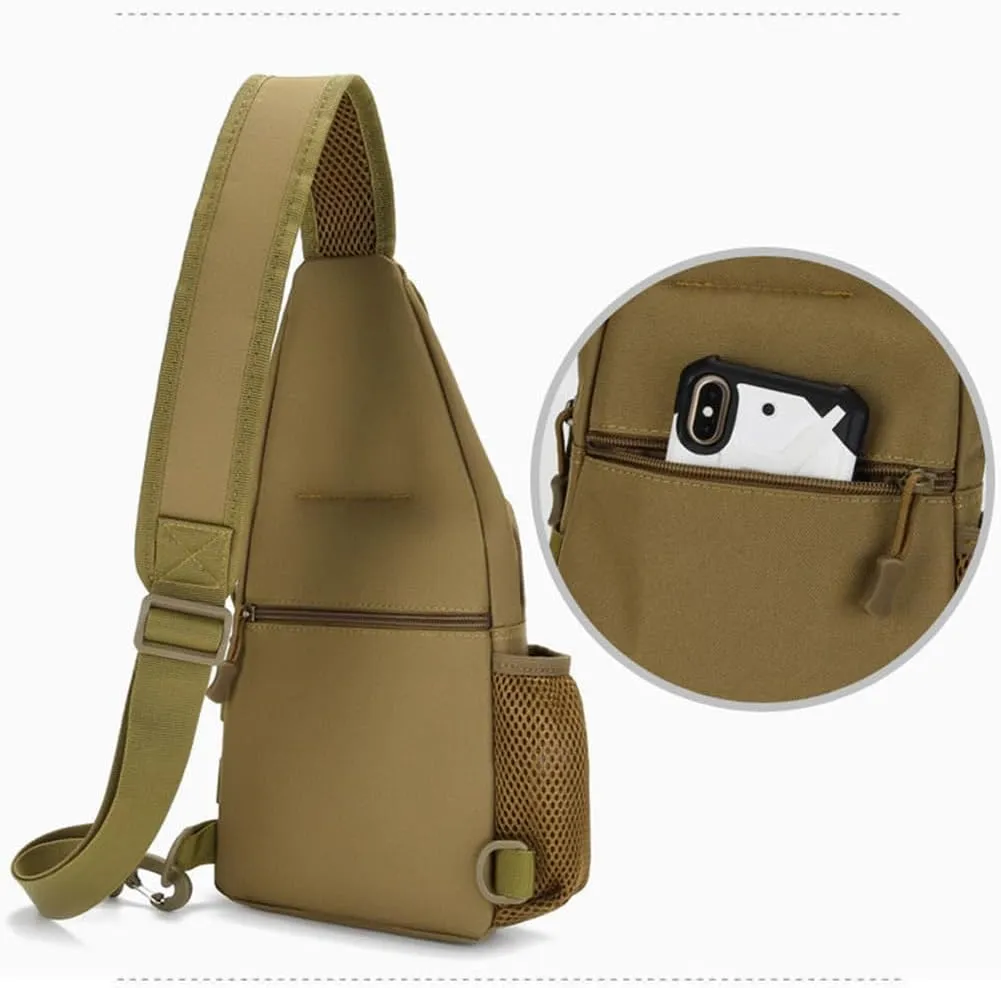 Sling Bag Crossbody Backpack for Men,Handiness Skiing Sling Bag, Lightweight Daypack for Hiking Travel (Color 3)