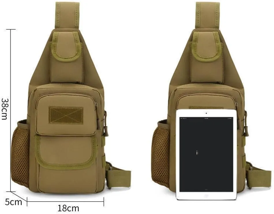 Sling Bag Crossbody Backpack for Men,Handiness Skiing Sling Bag, Lightweight Daypack for Hiking Travel (Color 3)