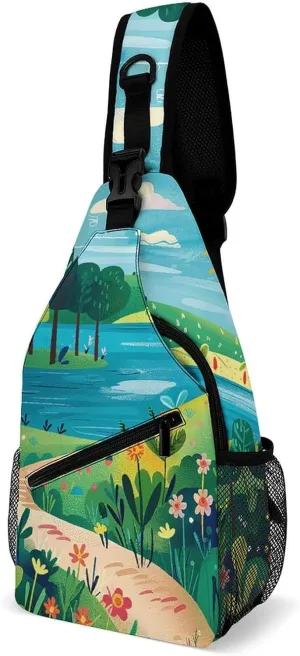 Sling Bag Crossbody Bags Cross Body Bag Fanny Packs Chest Bags Sling Purses for Travel