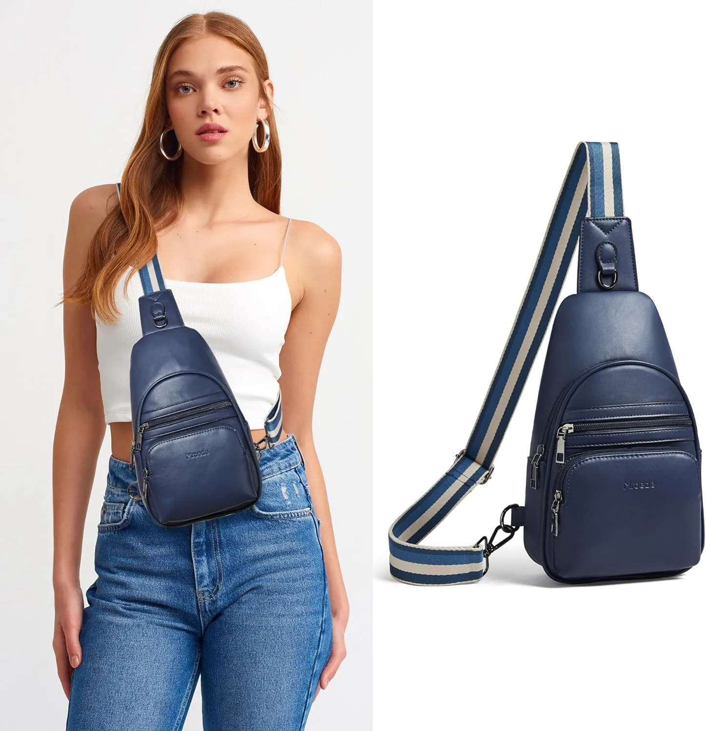 Sling Bag Crossbody Bags for Women Fanny Packs Purse Backpack Casual Daypacks for Travel Work Shopping