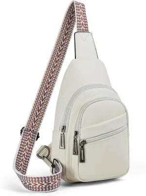 Sling Bag Crossbody Bags for Women for Travel, 3.5 x 10.5 x 6(L x H x W),Adjustable Straps 22.5 to 44 inch