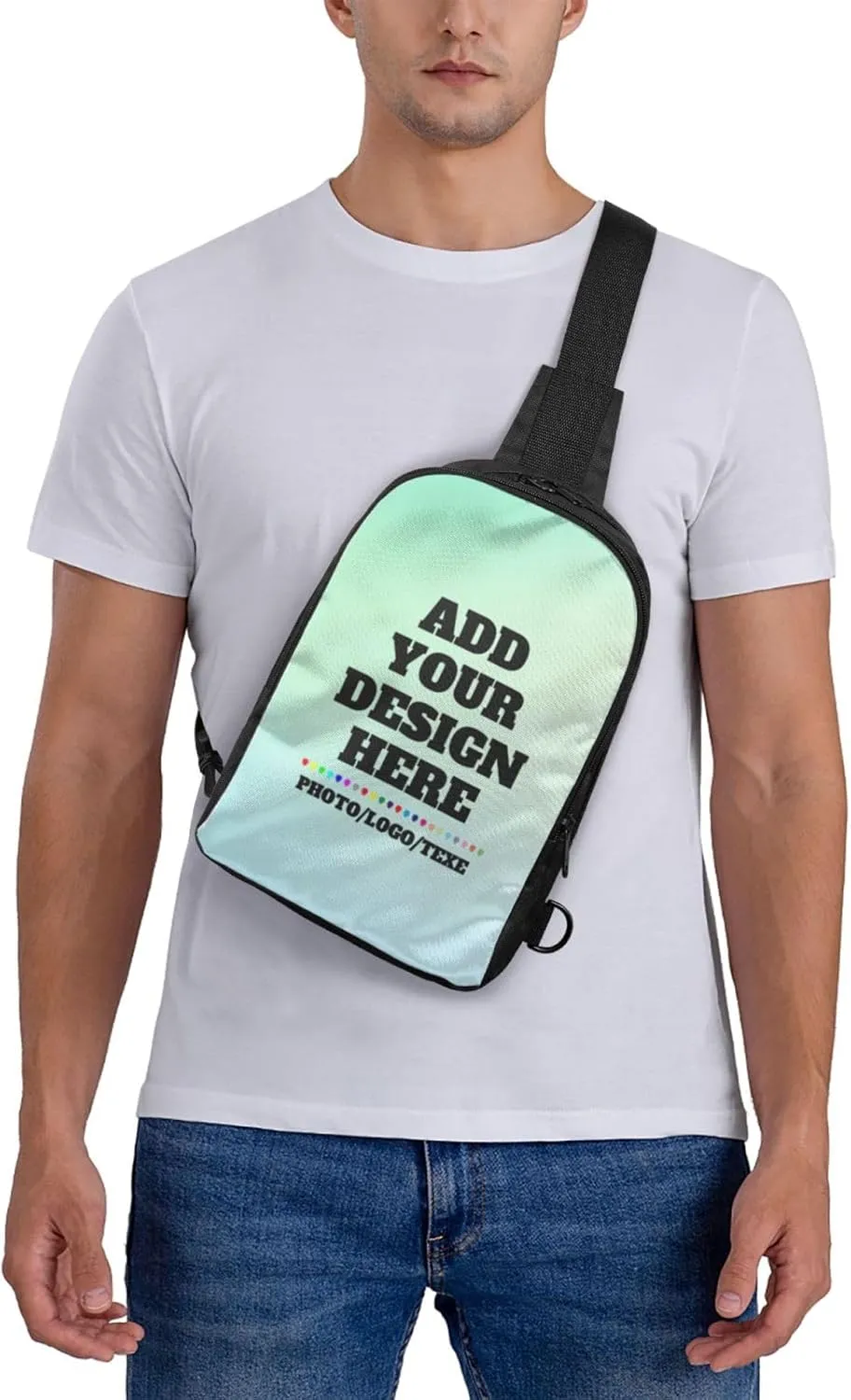 Sling Bag Customized bags Personalized Shoulder Daypacks Crossbody Bags Chest Bag Travel Hiking Daypack