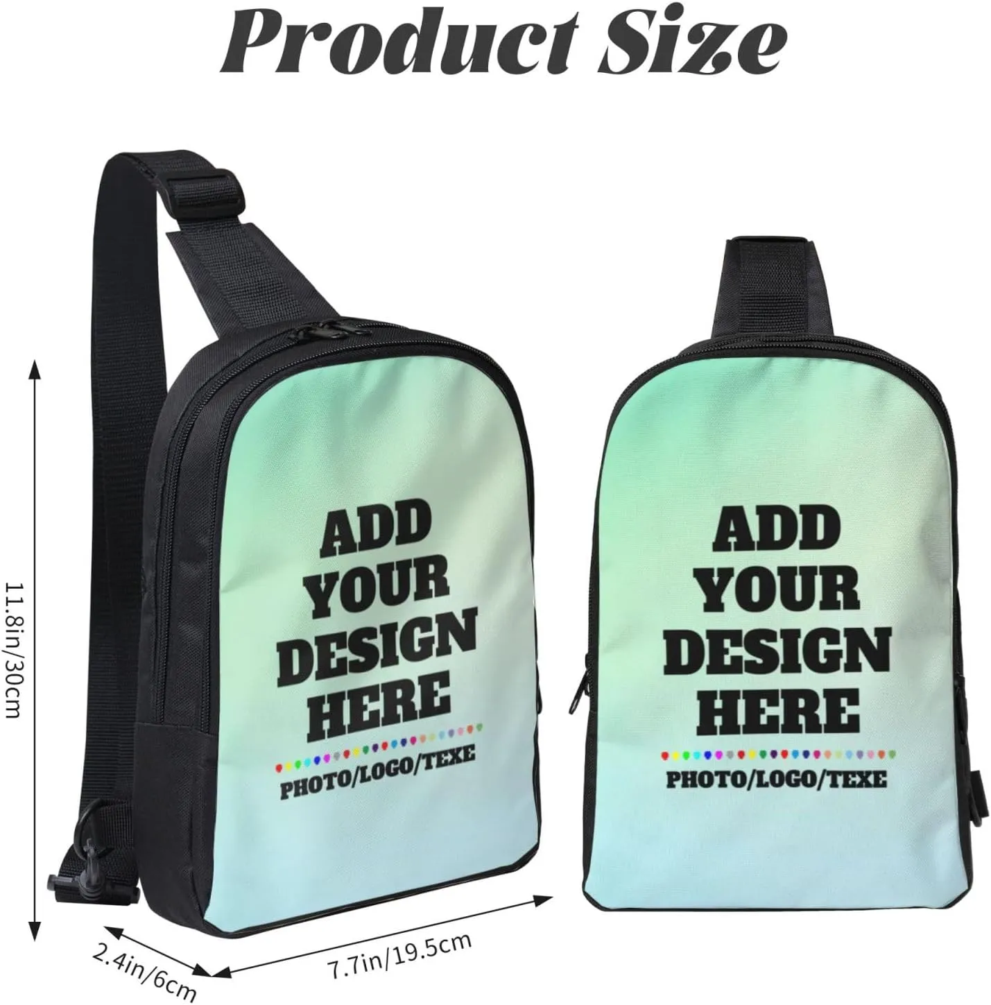 Sling Bag Customized bags Personalized Shoulder Daypacks Crossbody Bags Chest Bag Travel Hiking Daypack