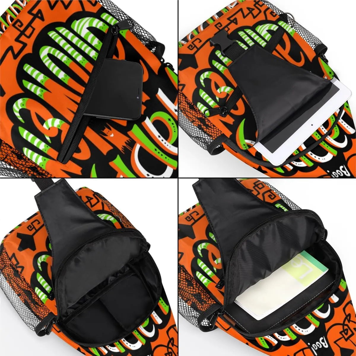 Sling Bag for Women Men Chest Shoulder Backpack Multipurpose Crossbody Bag Lightweight Travel Hiking Daypack