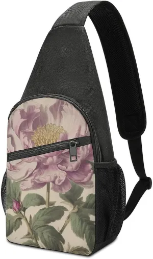 Sling Bag for Women Men Crossbody Bag Chest Bag Party Lights Sling Backpack Fanny Packs Travel Hiking Daypack