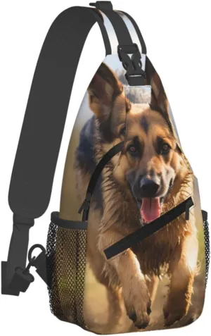 Sling Bag for Women Men Crossbody Bag Small Sling Backpack Koala and Butterfly Chest Bag Hiking Daypack