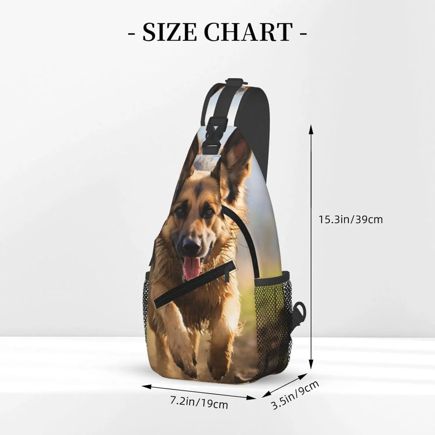 Sling Bag for Women Men Crossbody Bag Small Sling Backpack Koala and Butterfly Chest Bag Hiking Daypack