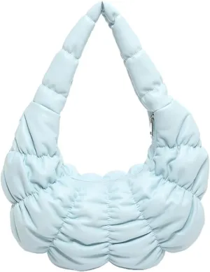 Slouchy Hobo Bags for Women Quilted Shoulder Bags for Women Lightweight Cloud Bag Retro Carryall Bag Handbags 2024