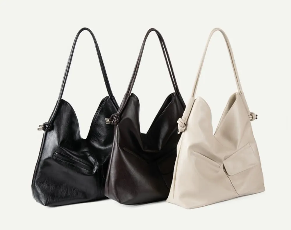 Slouchy Hobo Bags for Women Soft PU Leather Shoulder Bag Large Crossbody Purse Ladies Top Handle Work Travel Tote Handbag
