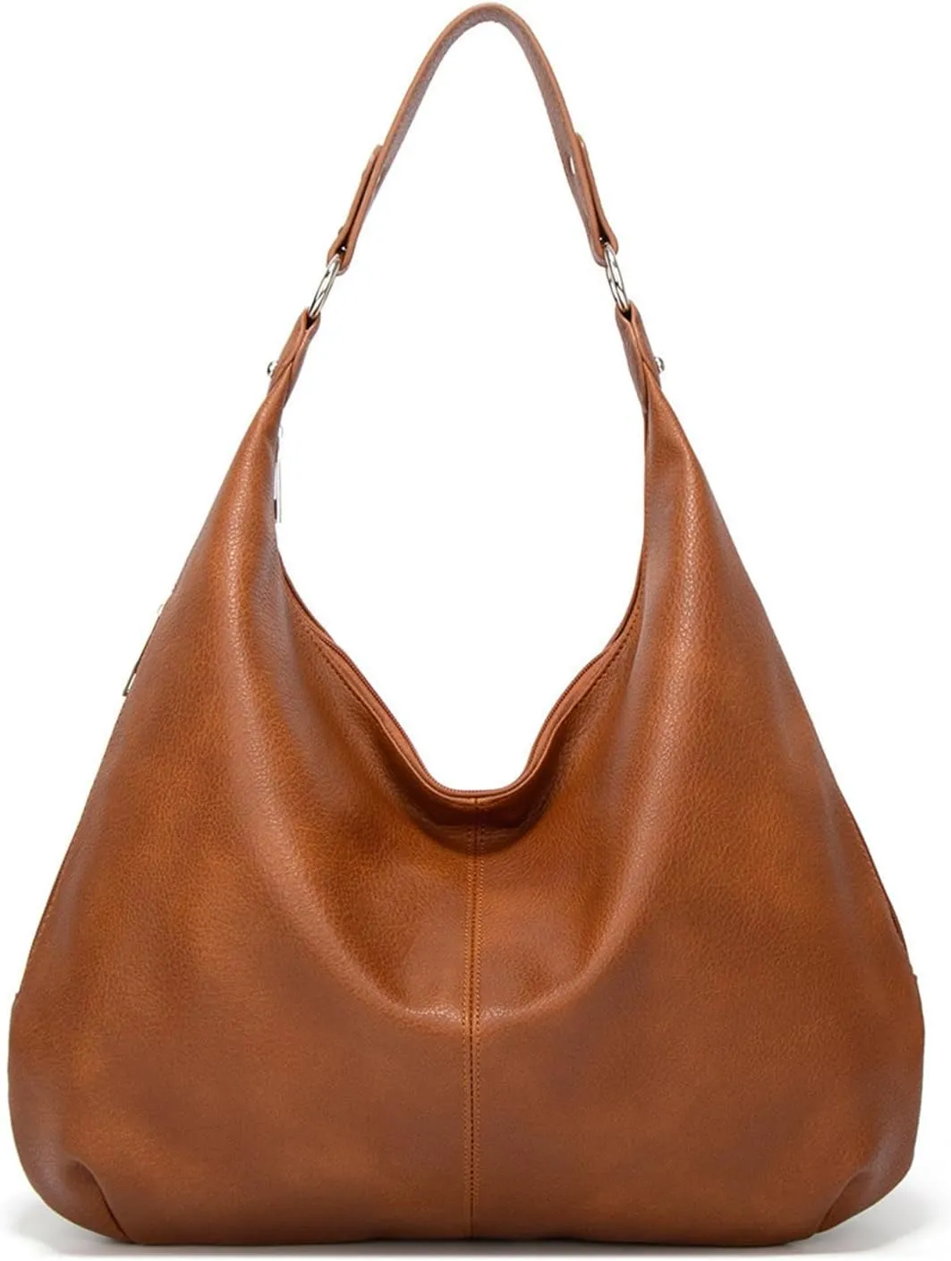 Slouchy Hobo Bags for Women Soft Vegan Leather Designer Shoulder Purses Ladies Top Handle Handbag Slouchy Tote Bag