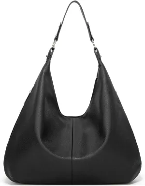 Slouchy Hobo Bags for Women Soft Vegan Leather Designer Shoulder Purses Ladies Top Handle Handbag Slouchy Tote Bag