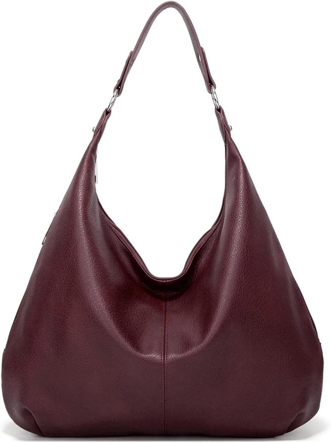 Slouchy Hobo Shoulder Bag for Women Genuine Leather Designer Top Handle Tote for Everyday Essentials