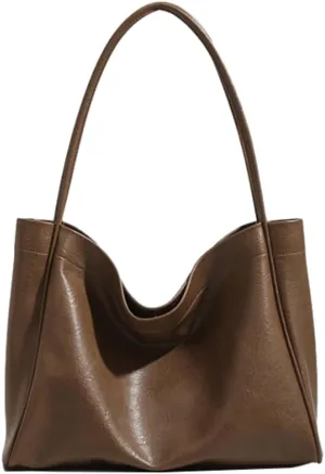Slouchy Tote Bags for Women Retro Shoulder Bag Casual Hobo Purse Large Travel Bag Gym Bag Purse for Travel Business Work