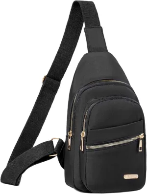 Small Crossbody Bags for Women, Sling Backpack Chest Bag Daypack Crossbody Bag Sling Bag for Sport Travel Running Hiking