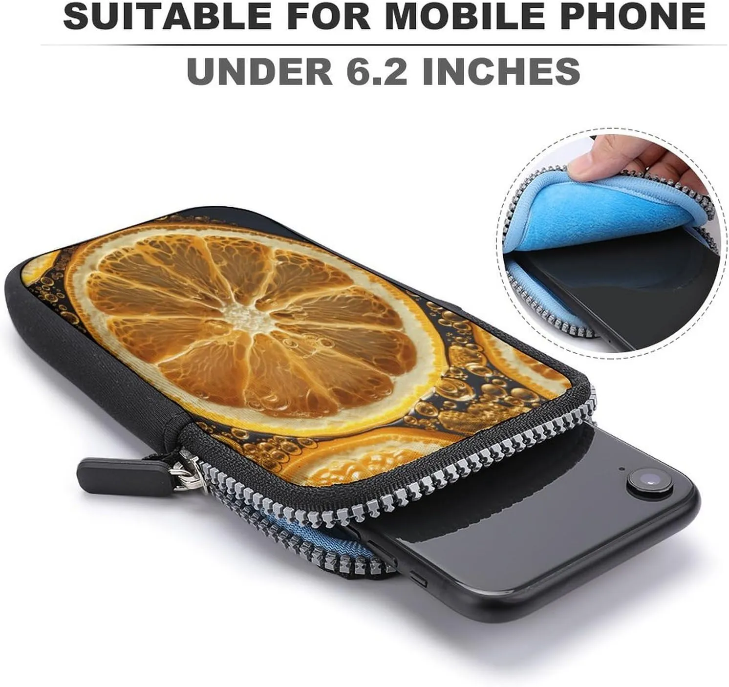 Small Crossbody Cell Phone Purse for Women,Clean Simple Leaves Printed Small Phone Bag with Adjustable Strap