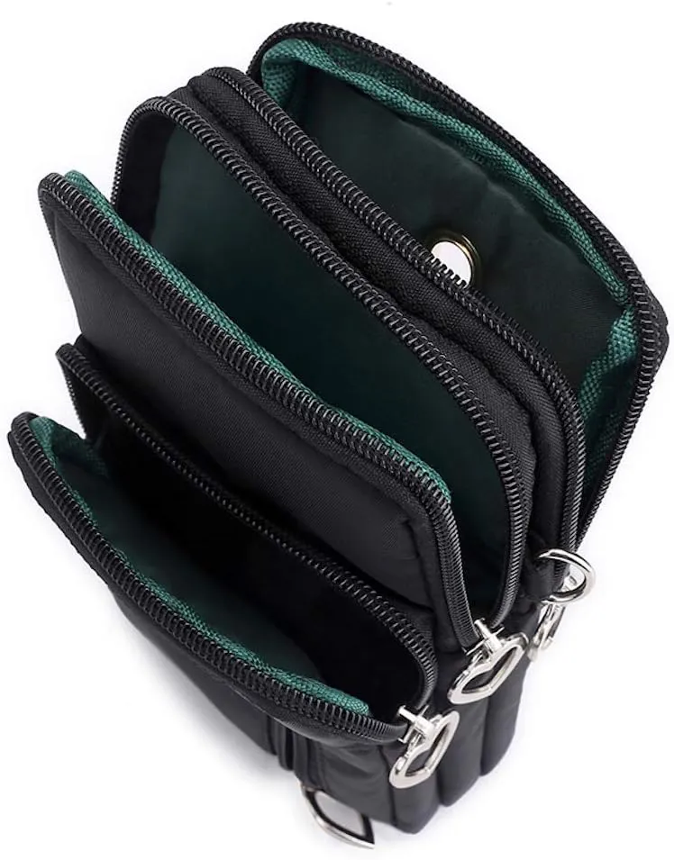 Small Crossbody Wallet Phone Bag Women Mini Crossbody Purse Cell Phone Shoulder Bag Mini Wallet Over Shoulder Strap