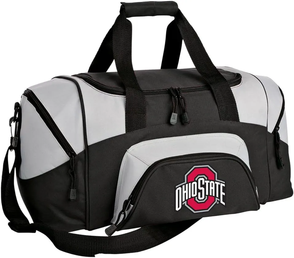 Small OSU Buckeyes Duffel Bag Ohio State University Gym Bags or Carryon Suitcase