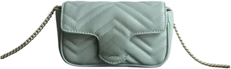 Small Quilted Crossbody Bag, Trendy Designer Shoulder Bag, Phone Wallet Purse for Women