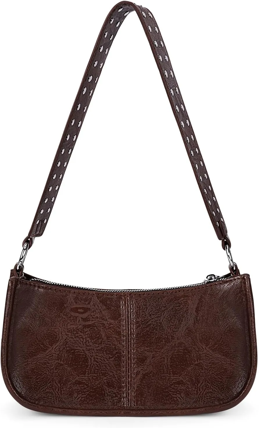 Small Shoulder Bag Y2K Purse for Women Trendy Crossbody Handbag Clutch Purse Classic Retro Satchel Bag
