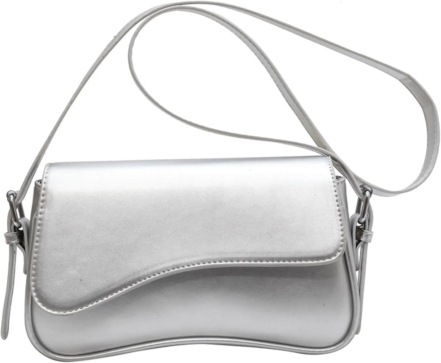 Small Shoulder Bags for Women,Crossbody Purses,Retro Vegan Leather Tote Handbag, Clutch Hobo Purse with Zipper
