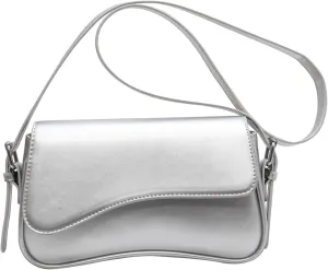 Small Shoulder Bags for Women,Crossbody Purses,Retro Vegan Leather Tote Handbag, Clutch Hobo Purse with Zipper