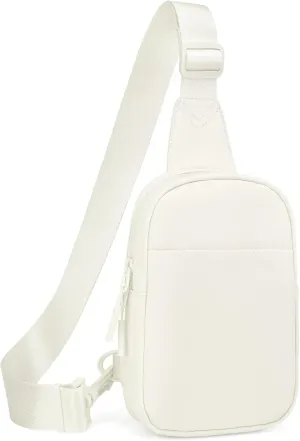 Small Sling Bag for Women Men Two-Way Zipper Crossbody Bag Fanny Pack Lightweight Chest Bag for Outdoors