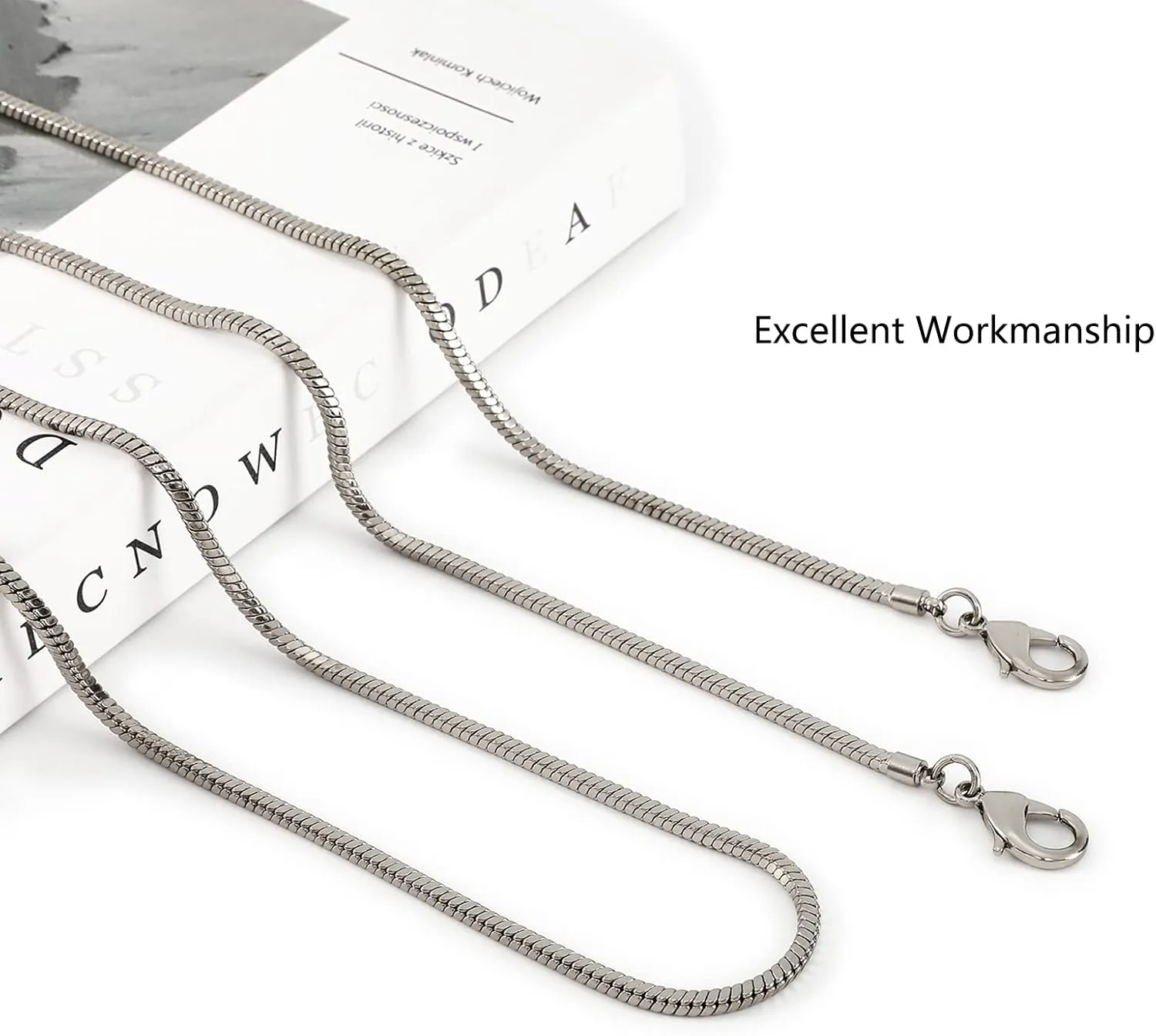 Small Square Copper Purse Shoulder Cross Body Handbag Bag Chains Strap Replacement(Silver, 47'')