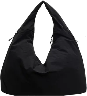 Solid Hobo Shoulder Bag Large Tote Bags For Women Soft Slouchy Handbag Trendy Purse Work Travel
