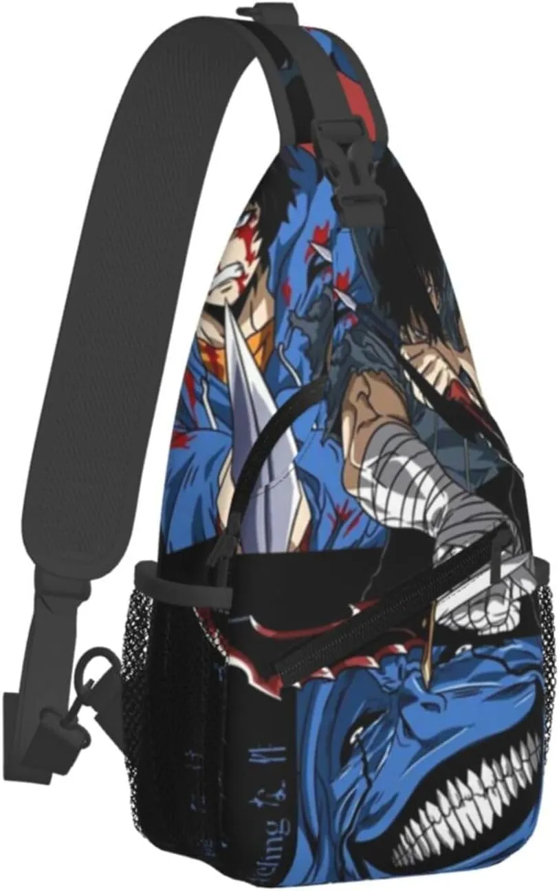 Solo Manga Leveling Crossbody Sling Backpack Sling Bag Multipurpose Travel Hiking Chest Bag Daypack for Women Men