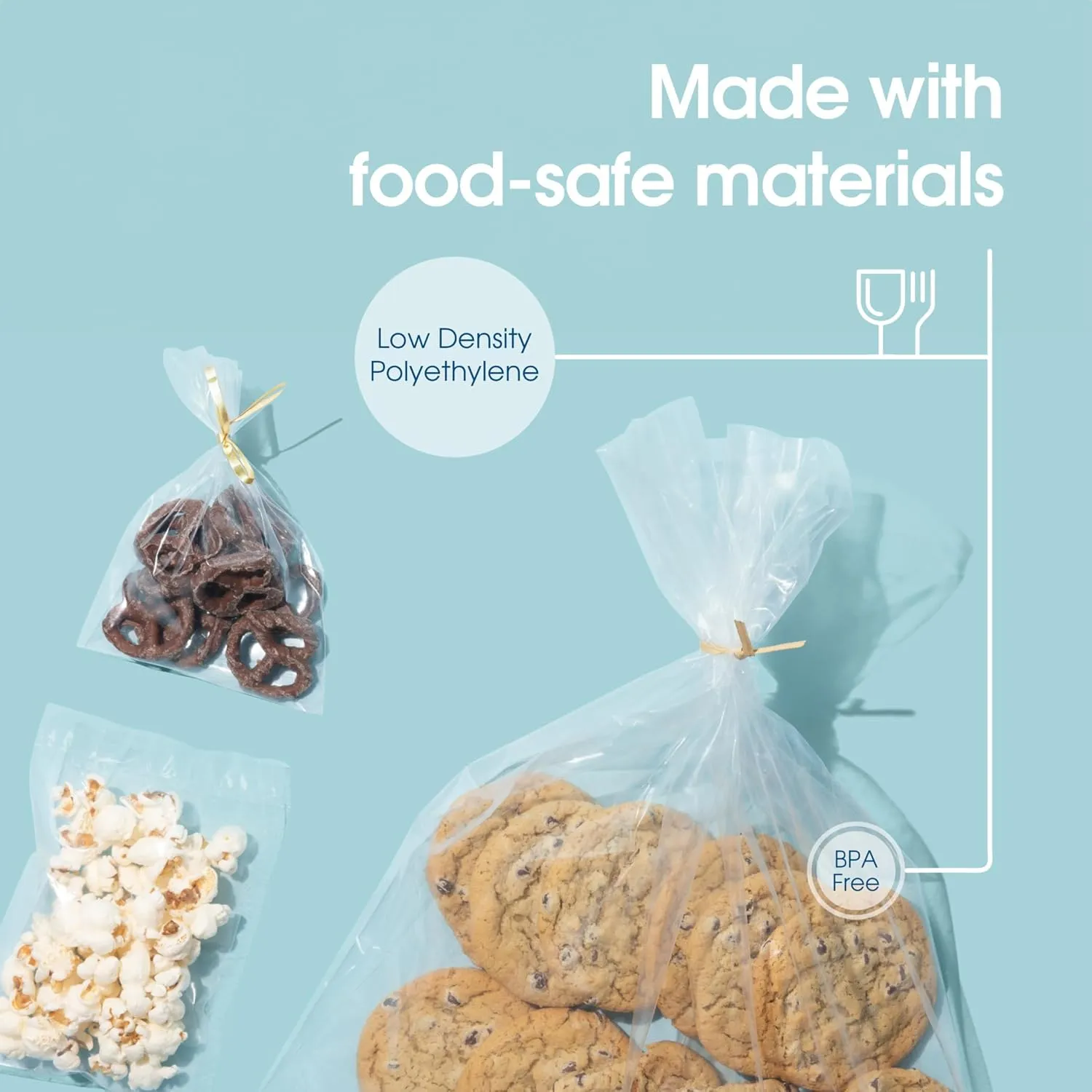 Spartan Industrial - 16” X 20” (500 Count) 1.1 Mil Flat Open End Clear Plastic Poly Bags - For Proofing Bread Dough, Packaging Clothes, Shirts (Thin & Lightweight - Bags DO NOT Have Seal)