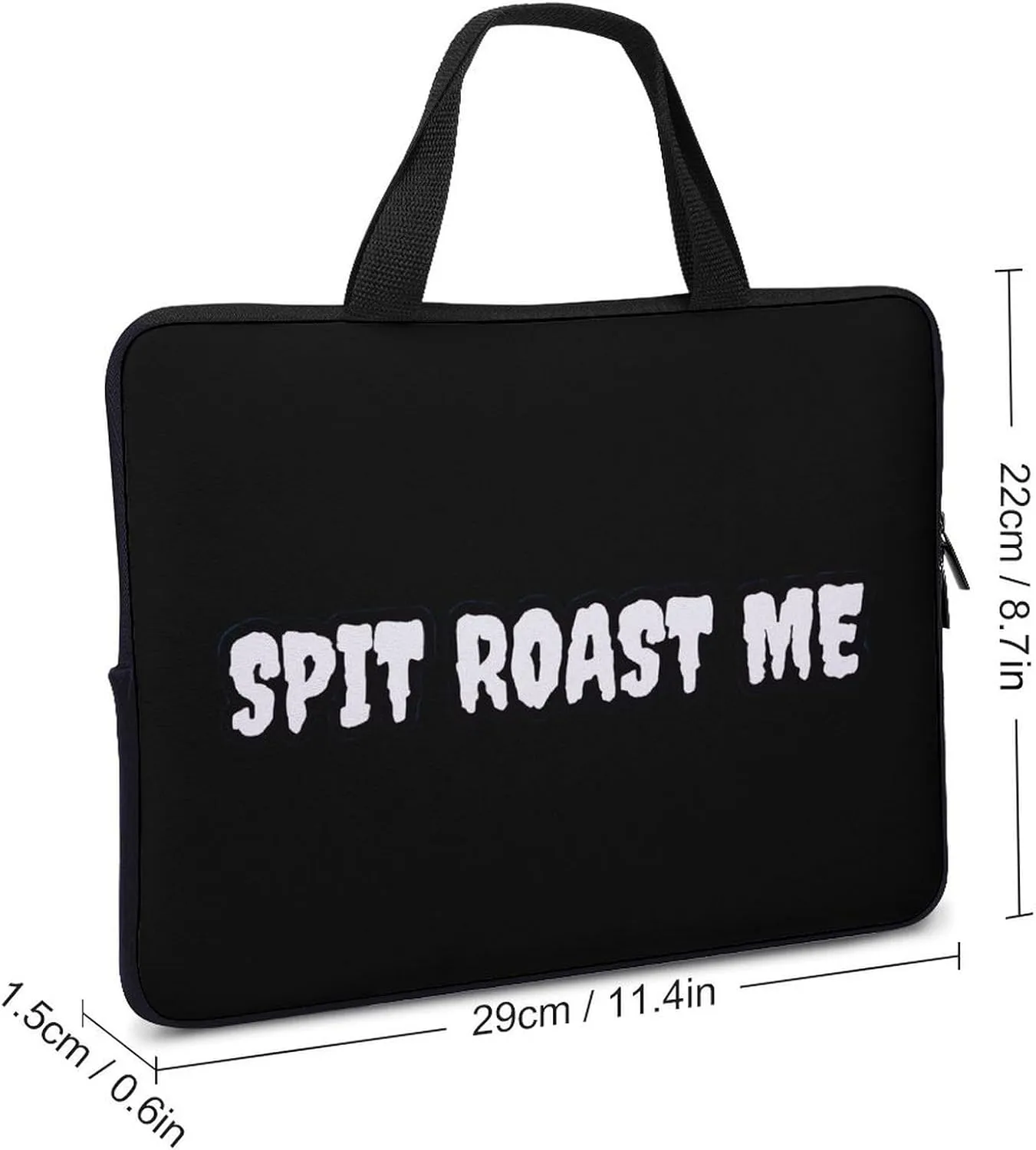 SPIT Roast ME Funny Laptop Bags Novelty Protective Cover Case Handbags for Laptop/Notebook/Ultrabook 10/12/13/15/17 Inches