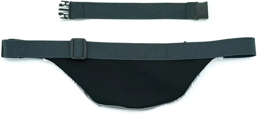 Sprigs Fit Belt 1 Pocket Slim Fanny Pack for Women & Men, A Sweat Resistant Waist Pack That Can Be Hidden. Money Belt and Fanny Pack Used for Fitness, Travel, Working Out, & Running