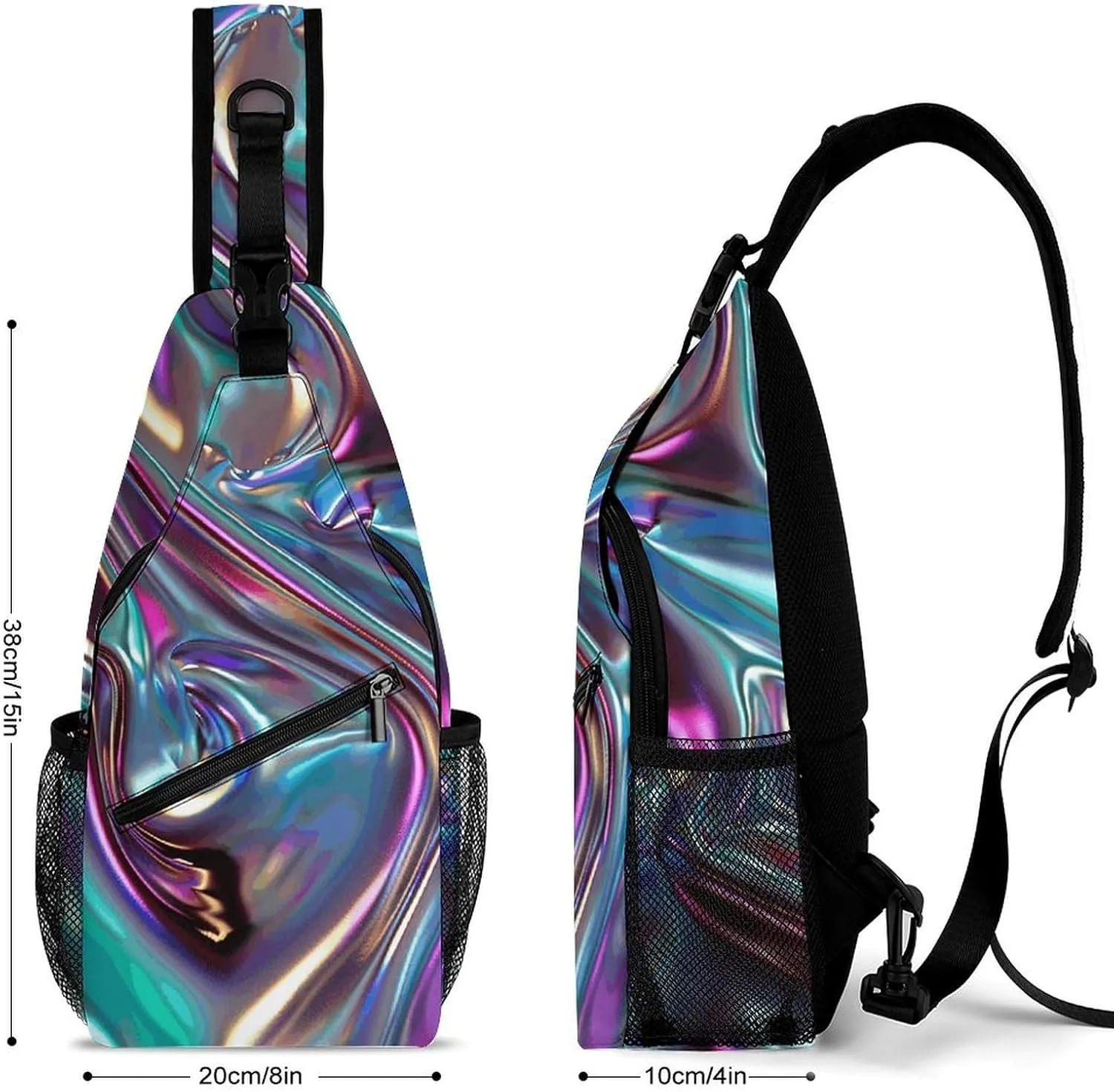 Spring Daisy Flowers Sling Bag Crossbody Bags Cross Body Bag Fanny Packs Chest Bags Sling Purses for Travel