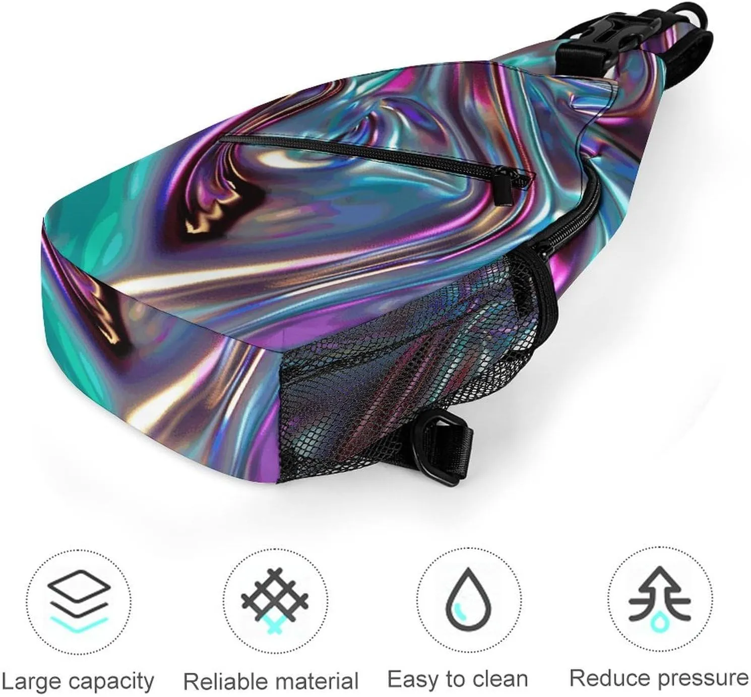 Spring Daisy Flowers Sling Bag Crossbody Bags Cross Body Bag Fanny Packs Chest Bags Sling Purses for Travel