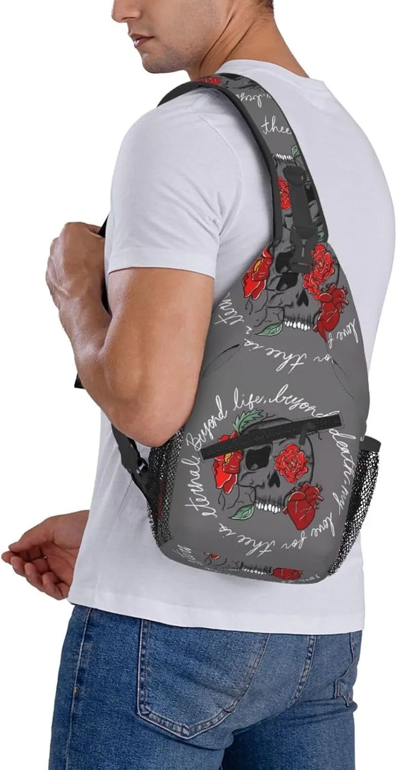 Stalking Jack The Ripper Chest Sling Bag Crossbody Shoulder Backpack Bag Gym Cycling Travel Hiking Daypack Cross Bag