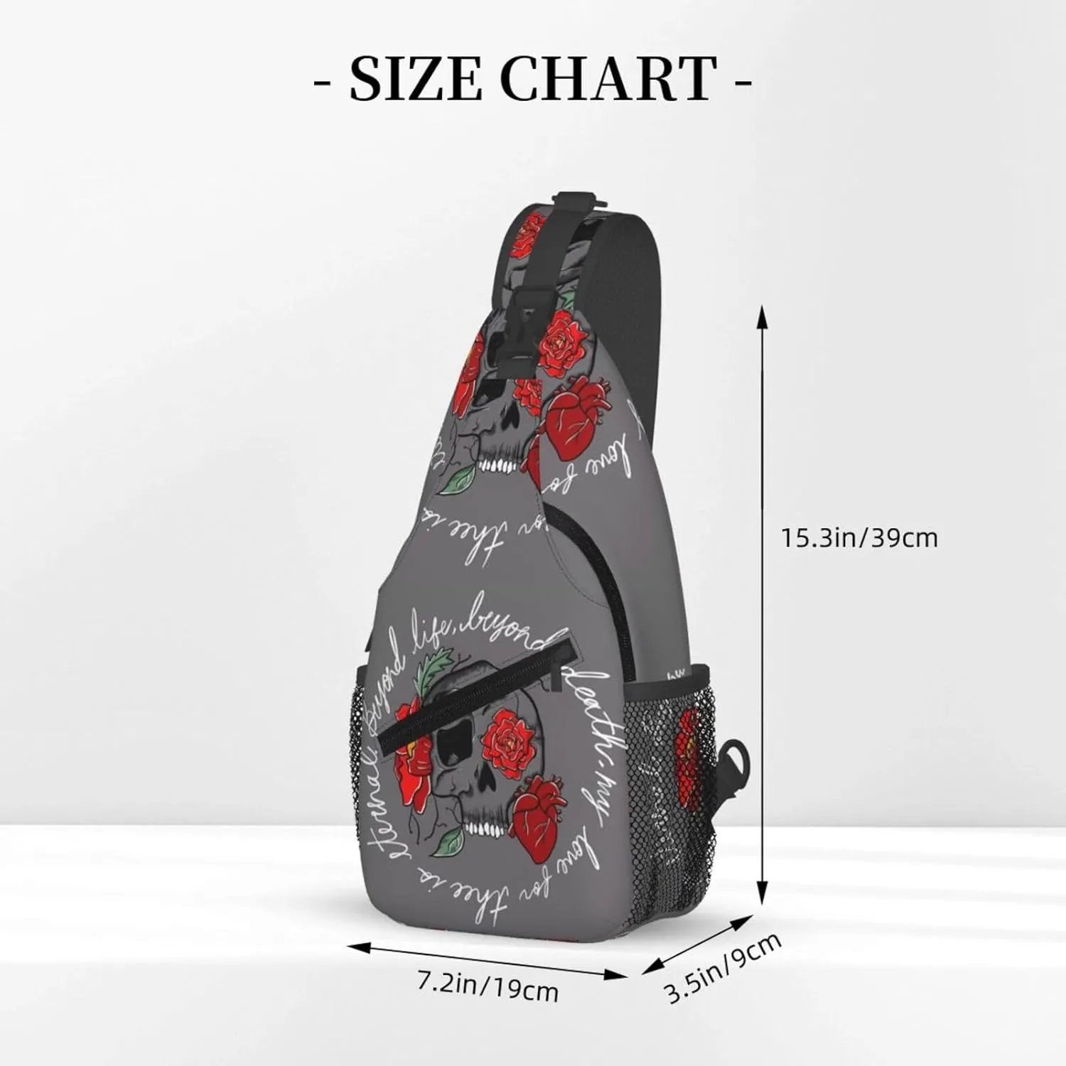 Stalking Jack The Ripper Chest Sling Bag Crossbody Shoulder Backpack Bag Gym Cycling Travel Hiking Daypack Cross Bag