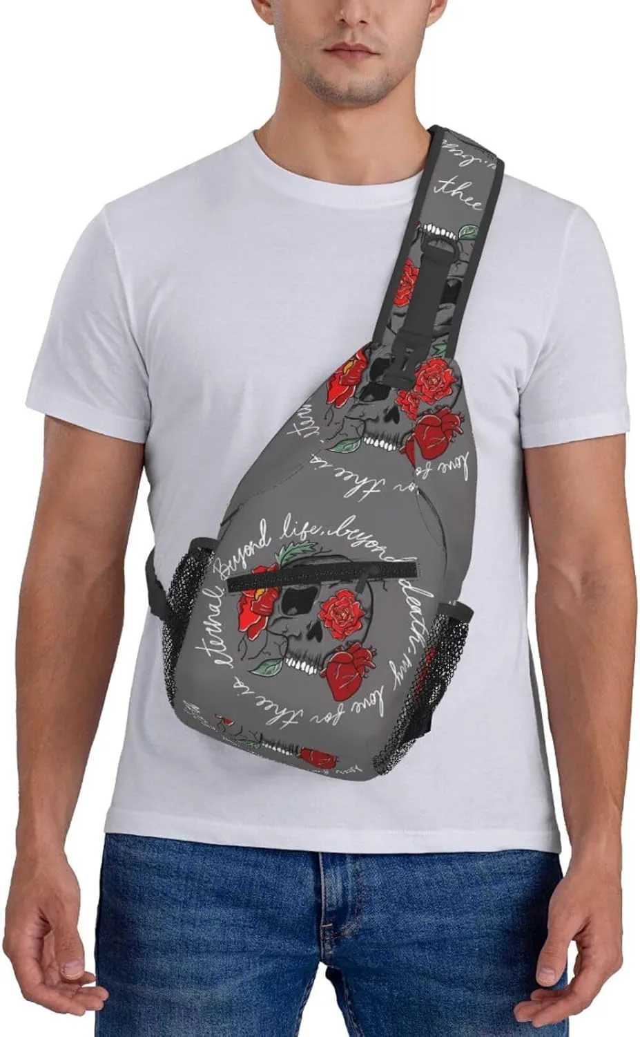 Stalking Jack The Ripper Chest Sling Bag Crossbody Shoulder Backpack Bag Gym Cycling Travel Hiking Daypack Cross Bag
