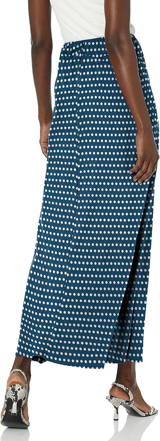 Star Vixen Women's Petite Modest Soft Dty Knit Pull-on Maxiskirt