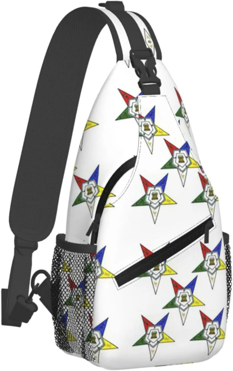 Stars Eastern Stars Crossbody Chest Bag Lightweight Sling Daypackstravel Hiking Cycling For Men Women