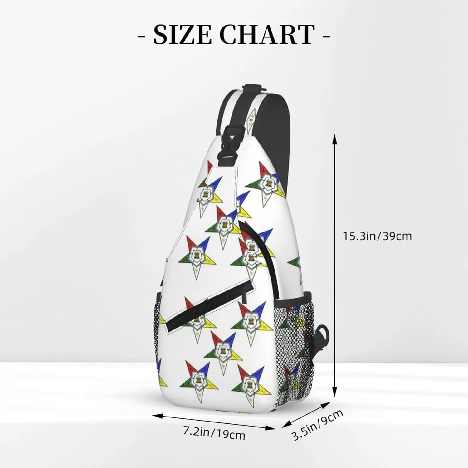 Stars Eastern Stars Crossbody Chest Bag Lightweight Sling Daypackstravel Hiking Cycling For Men Women