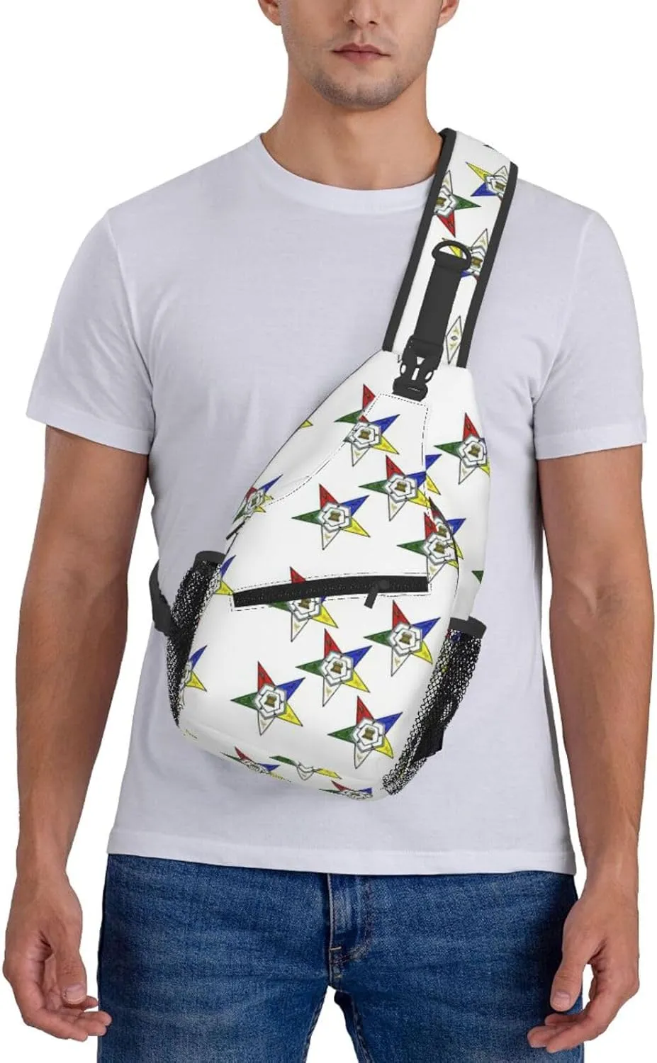Stars Eastern Stars Crossbody Chest Bag Lightweight Sling Daypackstravel Hiking Cycling For Men Women