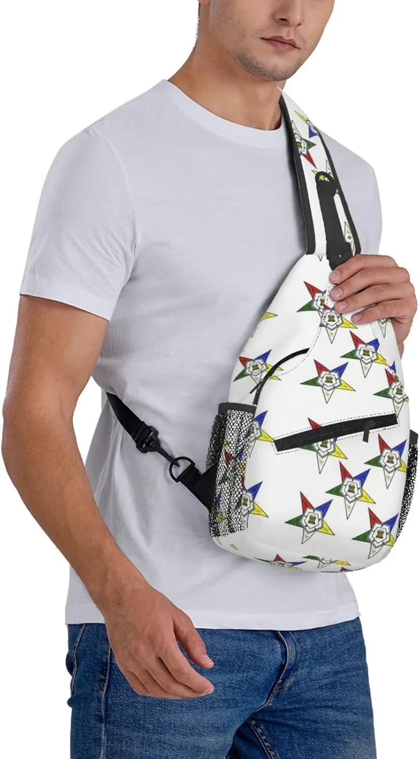 Stars Eastern Stars Crossbody Chest Bag Lightweight Sling Daypackstravel Hiking Cycling For Men Women