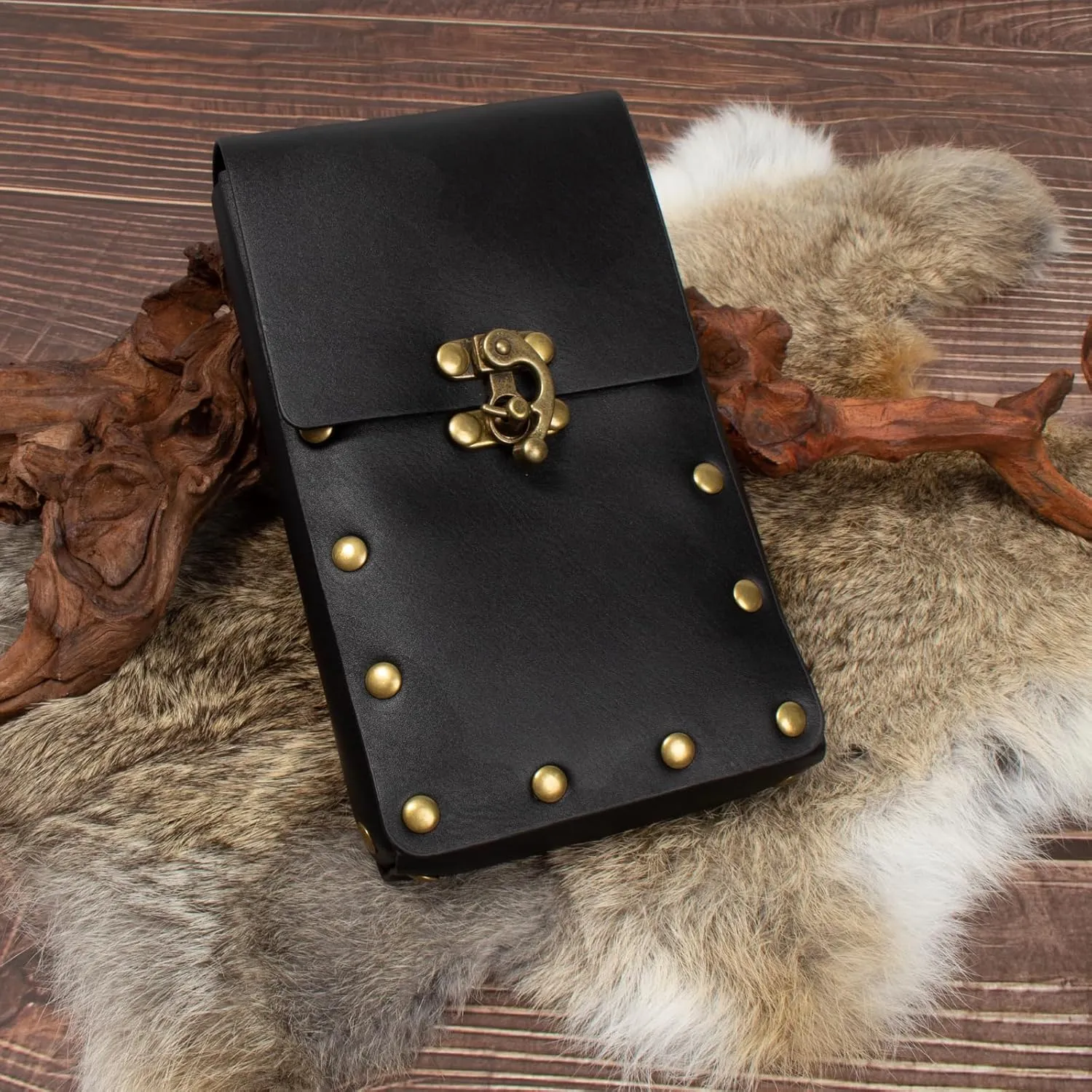 Steampunk Fanny Pack Belt Pouch Phone Purse Magic Corked Potion Bottle Festival Medieval Renaissance Costume Retro Accessory