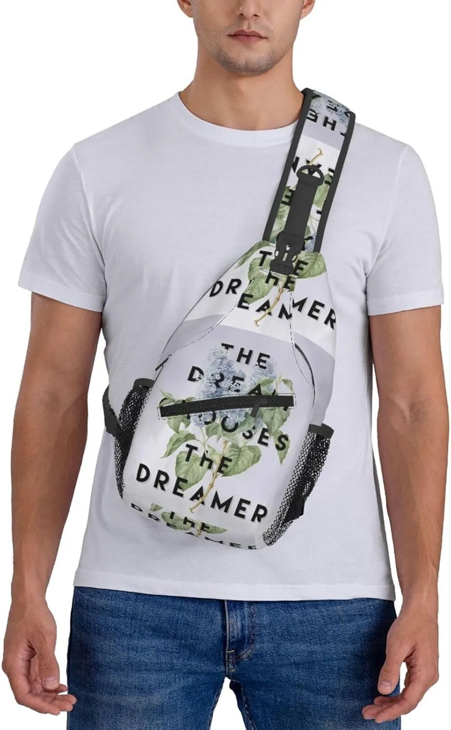 Strange The Dreamer Chest Sling Bag Crossbody Shoulder Backpack Bag Gym Cycling Travel Hiking Daypack Cross Bag