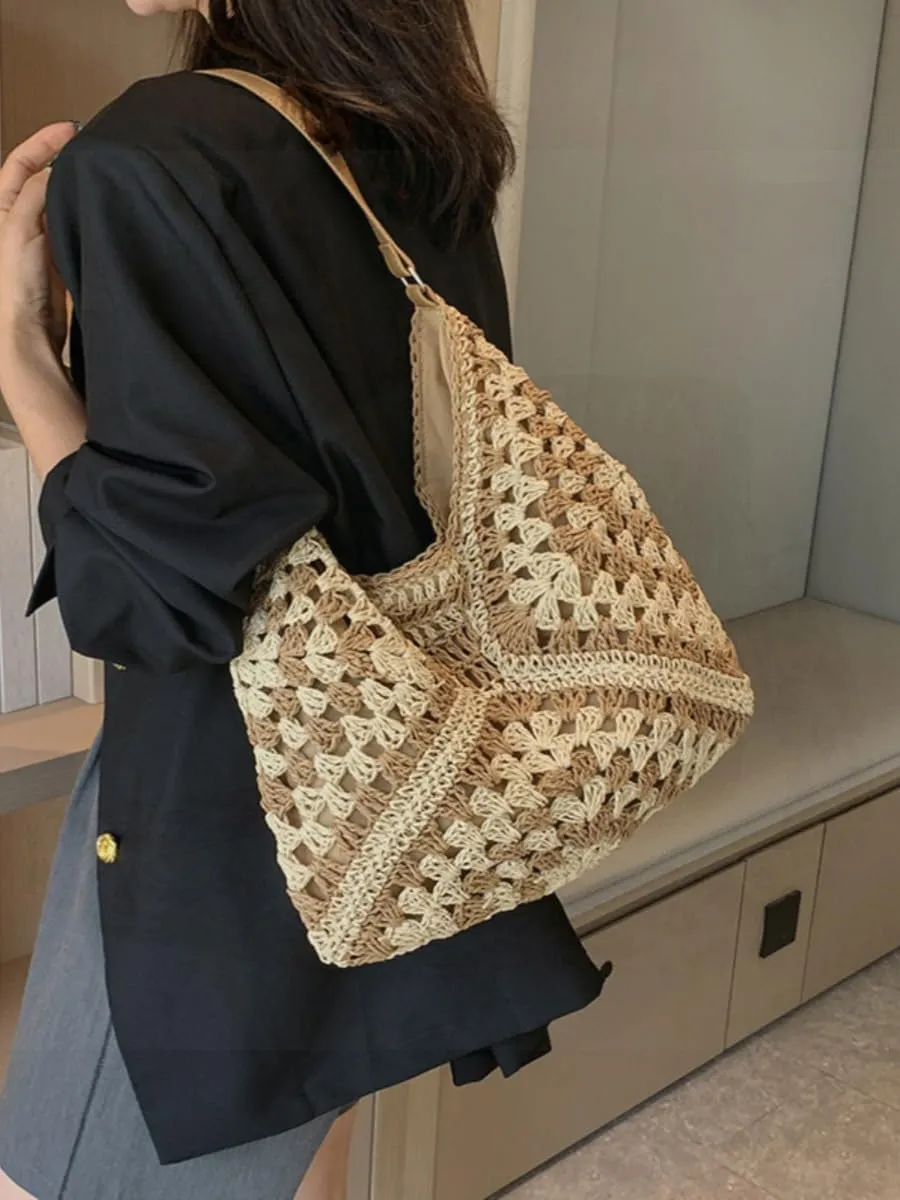 Suede purses for Women 2024 Slouchy Shoulder Bags Soft Leather hobo bag Brown Tote Handbag for Work Everyday