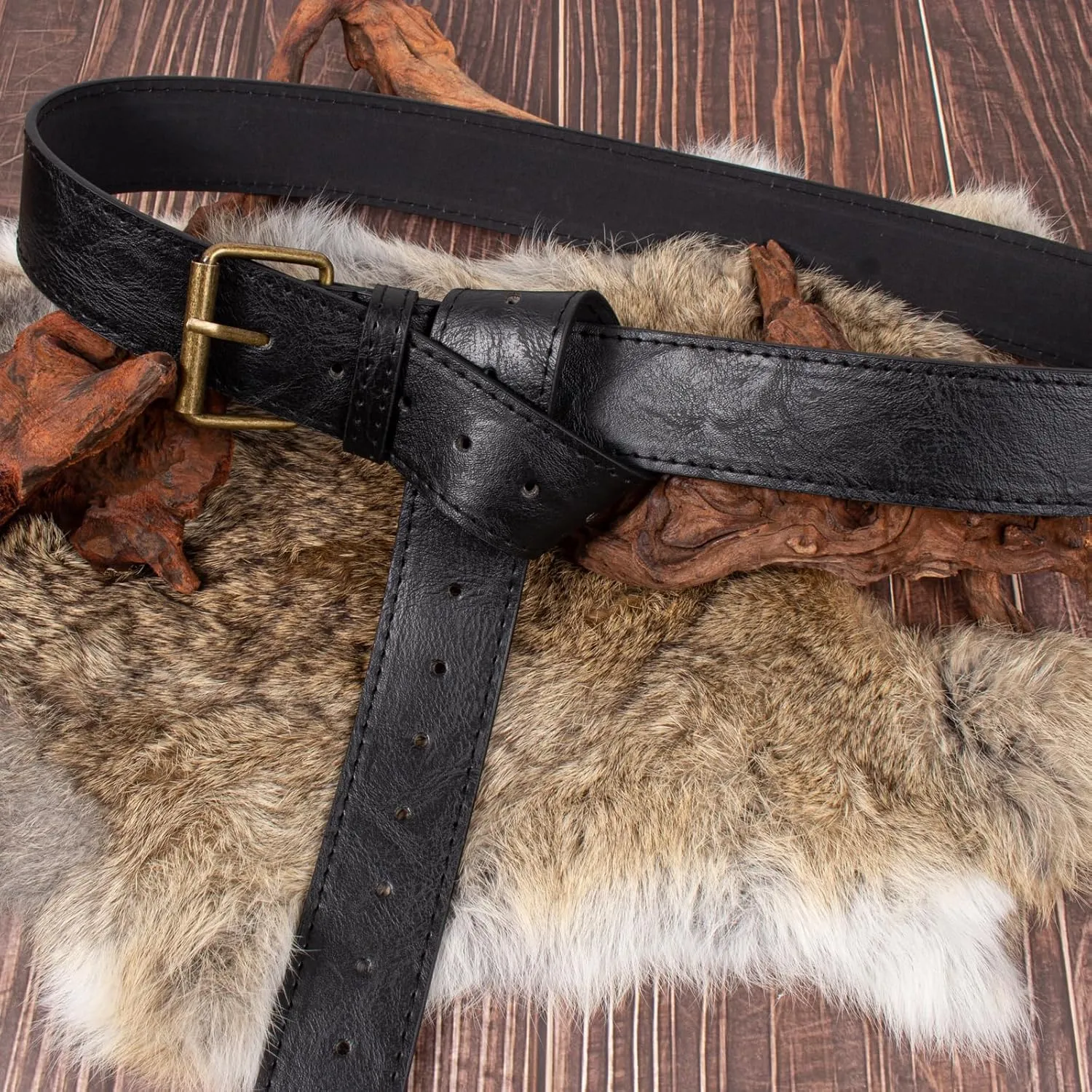 SUMGOGO Retro Belt Pouch Waist Bag Womens Fanny Pack Cellphone Holder Steampunk Medieval Renaissance Purse Costume Accessory