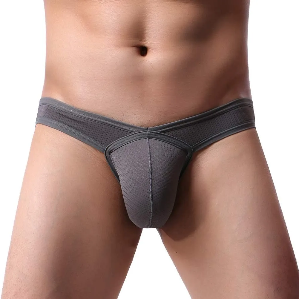 Summer Code Mens Sexy Micro Mesh Briefs Soft Breathable Bulge Pouch Underwear